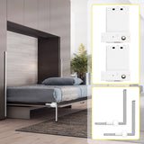 VEVOR DIY Murphy Bed Springs Mechanism Hardware Kit Horizontal for Twin Size Bed - Low Angle