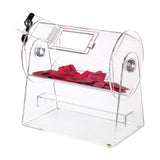VEVOR Acrylic Raffle Drum, Holds 2500 Tickets or 100 Raffle Balls, Professional Raffle Ticket Spinni
