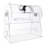 VEVOR Acrylic Raffle Drum, Holds 2500 Tickets or 100 Raffle Balls, Professional Raffle Ticket Spinni