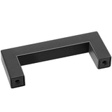 VEVOR 10 Pack Cabinet Pulls, 3in / 76mm Center to Center Slim Square Kitchen Cabinet Drawer, Stainless Steel Modern Kitchen Cupboard Door Handles for Kitchen Bathroom Bar Hardware Matte Black - Extra Image