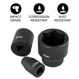 VEVOR Impact Sockets Set 1/2 Inch Drive 26PCS Standard Length Impact Set 6-Point - Front View