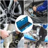 VEVOR Impact Sockets Set 1/2 Inch Drive 26PCS Standard Length Impact Set 6-Point - Close-Up Angle
