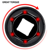 VEVOR Impact Socket Set 3/4 Inches 29 Piece Impact Sockets, 6-Point Sockets, Rugged Construction, CR-M0, 3/4 Inches Drive Socket Set Impact SAE 3/4 inch - 2-1/2 inch, with a Storage Cage - Side View