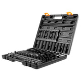 VEVOR Impact Socket Set 43 Piece Impact Sockets, Standard Socket Assortment, Drive Socket Set 6-Point Sockets Metric 9-30mm (Standard/Deep)