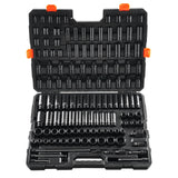 VEVOR Impact Sockets Set 130PCS 6-Point 3/8