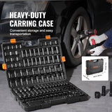VEVOR Impact Sockets Set 130PCS 6-Point 3/8