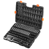 VEVOR Impact Sockets Set 130PCS 6-Point 3/8