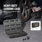 VEVOR Impact Sockets Set 48pcs 6-Point 1/4