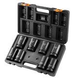VEVOR Impact Sockets Set 8pcs 6-Point 1