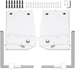 Murphy Mounting Wall Springs Mechanism, Heavy Duty Support Hardware DIY Kit, Bed Springs Mechanism Ideal for King Queen Bed (Vertical), White