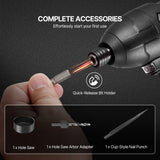 VEVOR Drill Bit Set 70 PCS Screwdriver Bit Set with Carrying Case Multi-purpose - Rear View