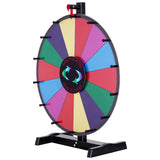 VEVOR 24 inch Spinning Prize Wheel, 14 Slots Tabletop Spinner, Heavy Duty Roulette Wheel with a Dry Erase and 2 Markers, Win Fortune Spin Games in Party Pub Trade Show Carnival - Extra Image