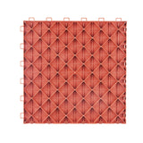 VEVOR Garage Tiles Interlocking 12x12 in 50 Pack Garage Flooring Tiles Red