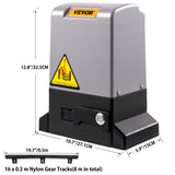VEVOR Sliding Gate Opener Automatic Sliding Gate 1800 KG 4 Remote & APP Control - Low Angle