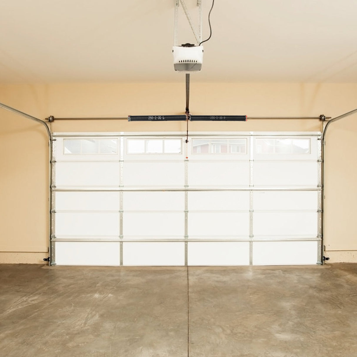 VEVOR Garage Door Torsion Springs, 16000 Cycles, Pair of 0.25 x 2 x 30inch, Garage Door Springs with Non-Slip Winding Bars, Mounting Tool and Gloves, Electrophoresis Coated, for Replacement
