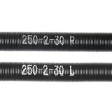 VEVOR Garage Door Torsion Springs, 16000 Cycles, Pair of 0.25 x 2 x 30inch, Garage Door Springs with Non-Slip Winding Bars, Mounting Tool and Gloves, Electrophoresis Coated, for Replacement - Extra Image