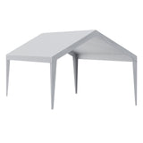 VEVOR Carport Replacement Canopy Cover 12 x 20 ft, Garage Top Tent Shelter Tarp Heavy-Duty Waterproof & UV Protected, Easy Installation with Ball