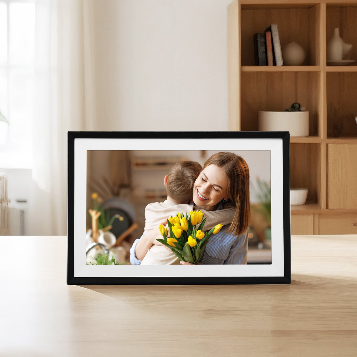 VEVOR 260 mm Digital Picture Frame 32GB IPS Touchscreen Wi-Fi Photo Frame