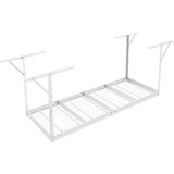 VEVOR Overhead Garage Storage Rack, 91.44x243.84cm Garage Ceiling Storage Racks, Heavy Duty Adjustable Cold Rolled Steel Racks for Garage Storage,