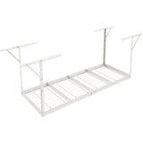 VEVOR Overhead Garage Storage Rack, 91.44x243.84cm Garage Ceiling Storage Racks, Heavy Duty Adjustable Cold Rolled Steel Racks for Garage Storage,