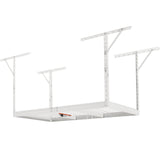 VEVOR Overhead Adjustable Garage Storage Rack 36x72in Ceiling Rack 550lbs White - Extra Image
