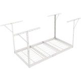 VEVOR Overhead Adjustable Garage Storage Rack 36x72in Ceiling Rack 550lbs White - Extra Image