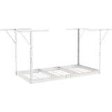 VEVOR Overhead Adjustable Garage Storage Rack 36x72in Ceiling Rack 550lbs White - Extra Image