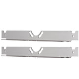 VEVOR Wheel Alignment Tool, 2-Pack Toe Alignment Toe Plates, Stainless Steel Wheel Alignment Tool Plate, Toe Angle Accurate Measurement, Includes 2 Measuring Tapes & Conversion Chart