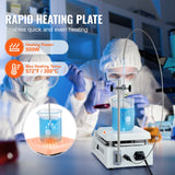 VEVOR Magnetic Stirrer Hot Plate Max 572°F/300°C Hot Plate Stirrer 0-2000 RPM - Side View
