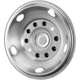 VEVOR 50cm 8 Lug Wheel Simulators, 304 Stainless Steel Wheel Simulator Kit with Mirror Polished Finish, 2 Front and 2 Rear Wheel Covers Fit for For