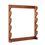 VEVOR Gun Rack, Wood Gun Rack Wall Mount, Gun Display Rack holds 5 Rifles, Shotguns, 132 lb Heavy Duty Wall Storage Display Rifle Rack with Soft Padding - Low Angle