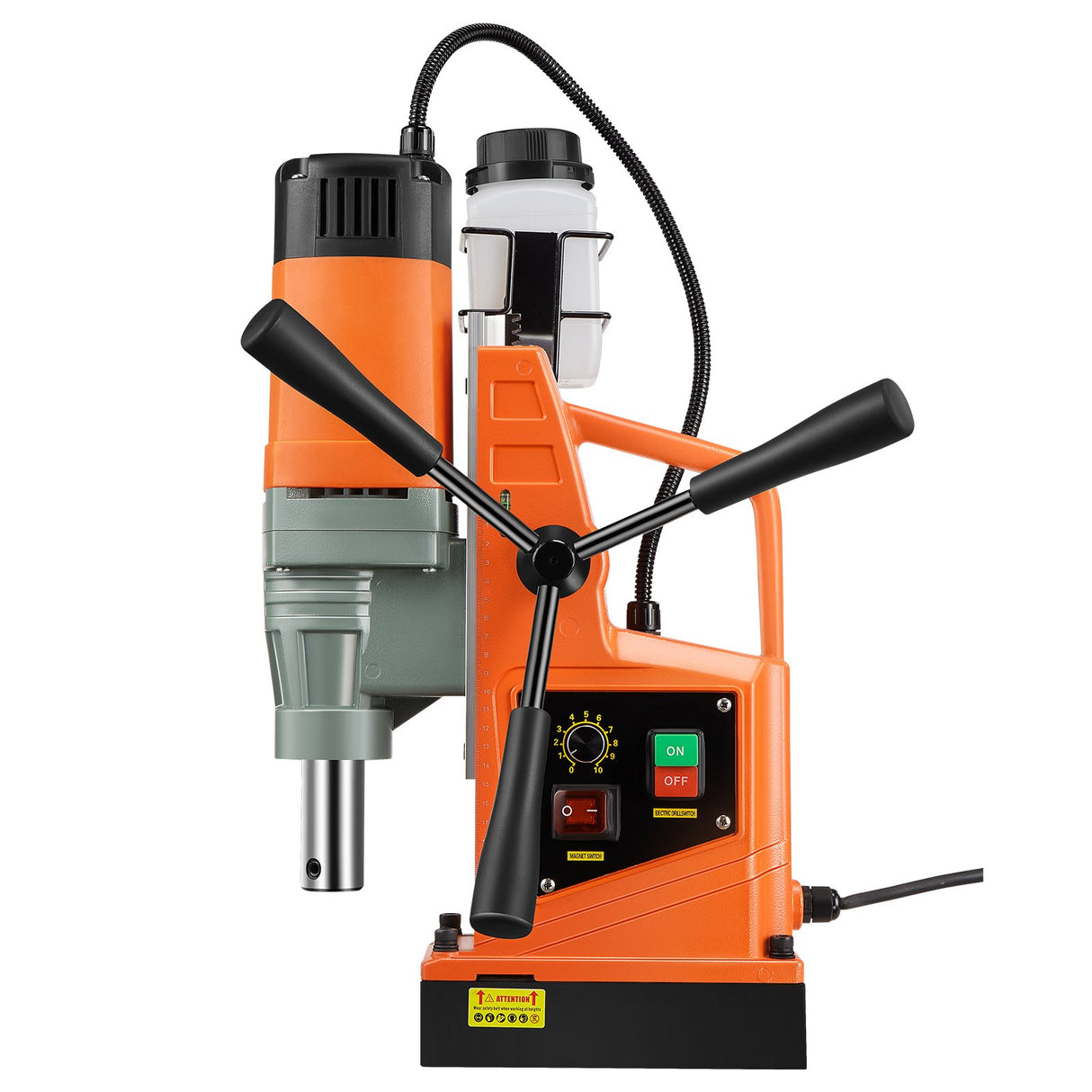 VEVOR Magnetic Drill, 1550W 1.57" Boring Diameter, 2922lbf/13000N Portable Electric Mag Drill Press with Variable Speed, 500 RPM Drilling Machine for any Surface Home Improvement Industry Railway