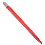 VEVOR Hay Spear 32" Bale Spear 1350 lbs Capacity, Bale Spike Quick Attach Square Hay Bale Spears 1.4" Wide, Red Coated Bale Forks, Bale Hay Spike with