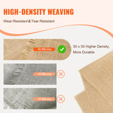 VEVOR Burlap Fabric Roll Burlap Tree Wrap 1016 mm x 45.7 m for Crafts & Plants - Side View