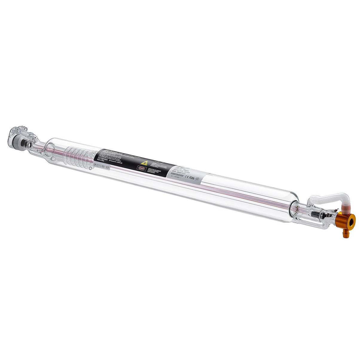 VEVOR Laser Tube, 40W CO2 Laser Tube for Laser Engraver and Cutter Machine, 720 mm Length, 50 mm Diameter, Glass Laser Cutting Tube with TEM00 Beam