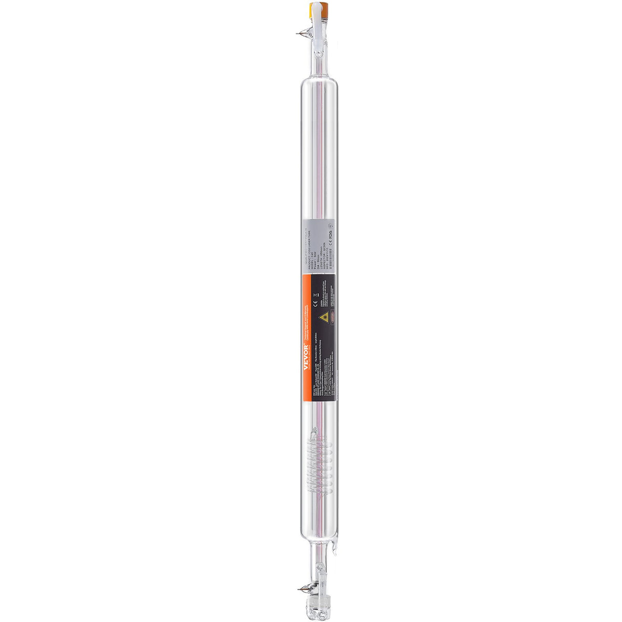 VEVOR Laser Tube, 50W CO2 Laser Tube for Laser Engraver and Cutter Machine, 850 mm Length, 50 mm Diameter, Glass Laser Cutting Tube with TEM00 Beam