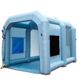 VEVOR Inflatable Spray Booth Car Paint Tent 13x10x9ft Filter System Blower 950W