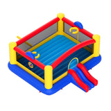 VEVOR Inflatable Bounce House, Outdoor High Quality Playhouse Trampoline, Jumping Bouncer with Blower, Slide, and Storage Bag, Family Backyard Bouncy - Extra Image