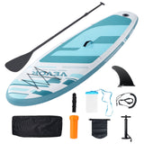 VEVOR Inflatable Stand Up Paddle Board, 3230 x 838 x 152 mm SUP Paddleboard, with Board Accessories, Pump, Paddle, Fin, Phone Bag, Backpack, Ankle - Extra Image