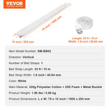 VEVOR Bed Bridge King Bed Converter Kit Metal Buckle and Storage Bag 75