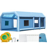 VEVOR Inflatable Paint Booth 26.2x14.8x9.8ft Inflatable Spray Booth 950W+750W - Extra Image