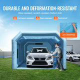 VEVOR Inflatable Paint Booth 23x13.1x9ft Inflatable Spray Booth 750W+480W Blower