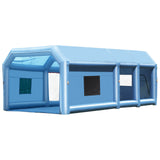VEVOR Inflatable Paint Booth 27.9x15.7x10.8ft Inflatable Spray Booth 950W+750W