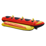 VEVOR Towable Tubes for Boating 1-3 Riders Inflatable Boat Tubes Towables 510lbs - Low Angle