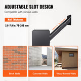 VEVOR Through The Wall Drop Box, Heavy Duty Steel Through the Wall Mailbox with 2.8-7.9