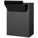 VEVOR Through The Wall Drop Box, Heavy Duty Steel Through the Wall Mailbox with 2.8-7.9