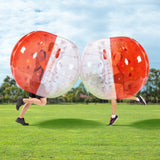 VEVOR Inflatable Bumper Ball 1-Pack, 5FT/1.5M Body Sumo Zorb Balls for Teen & Adult, 0.8mm Thick PVC Human Hamster Bubble Balls for Outdoor Team Gaming Play, Bumper Bopper Toys for Garden, Yard, Park - Low Angle