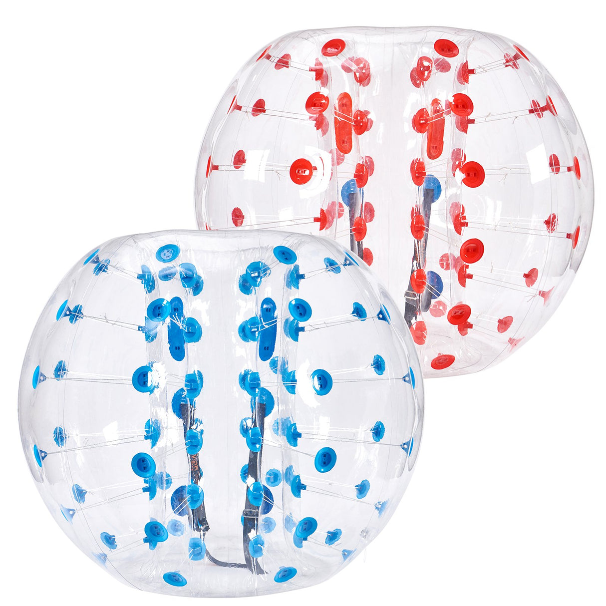 VEVOR Inflatable Bumper Balls 2-Pack, 5FT/1.5M Body Sumo Zorb Balls for Teen & Adult, 0.8mm Thick PVC Human Hamster Bubble Balls for Outdoor Team Gaming Play, Bumper Bopper Toys for Garden, Yard, Park