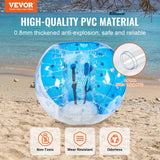 VEVOR Inflatable Bumper Ball 1-Pack, 5FT/1.5M Body Sumo Zorb Balls for Teen & Adult, 0.8mm Thick PVC Human Hamster Bubble Balls for Outdoor Team