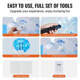 VEVOR Inflatable Bumper Ball 1-Pack, 5FT/1.5M Body Sumo Zorb Balls for Teen & Adult, 0.8mm Thick PVC Human Hamster Bubble Balls for Outdoor Team